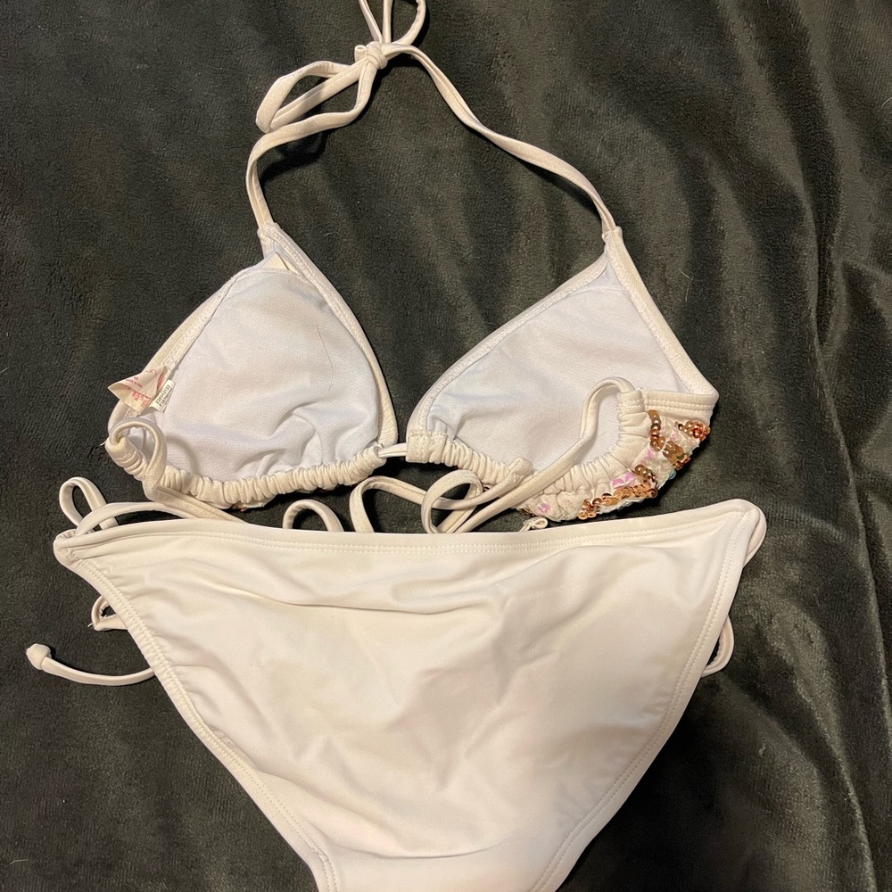 White sequence bikini - Picture 2 of 2